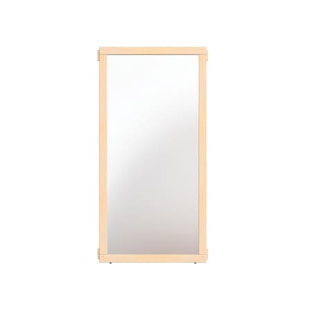 Jonti-Craft KYDZ Suite Panel, S-height, 24 in. Wide, Mirror 1510JCSMR